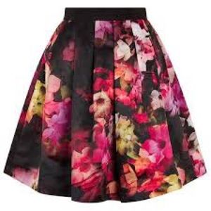 Ted Baker Abaigh Floral Skirt size 0
